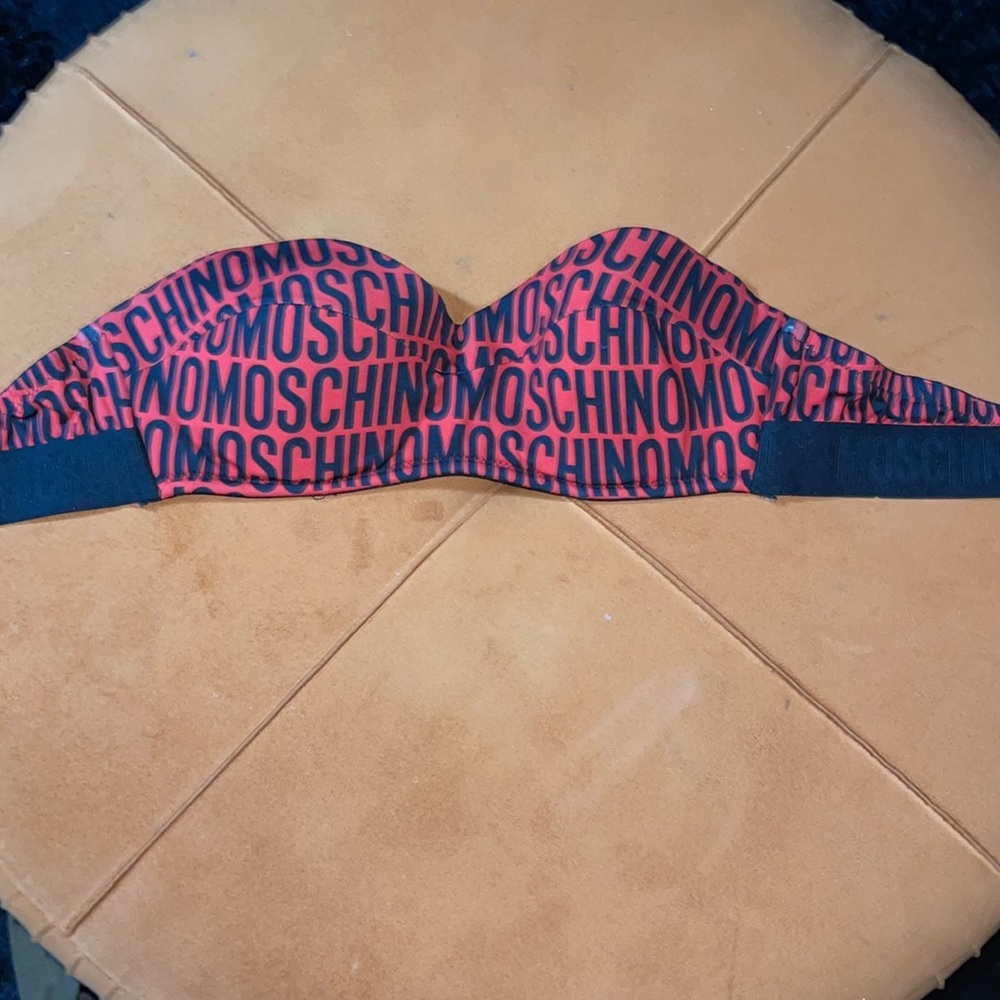 Moschino strapless bra